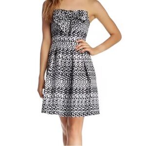 Anthropologie Eva Franco Fifi Dress Silverado size 2 Strapless Mini Bow